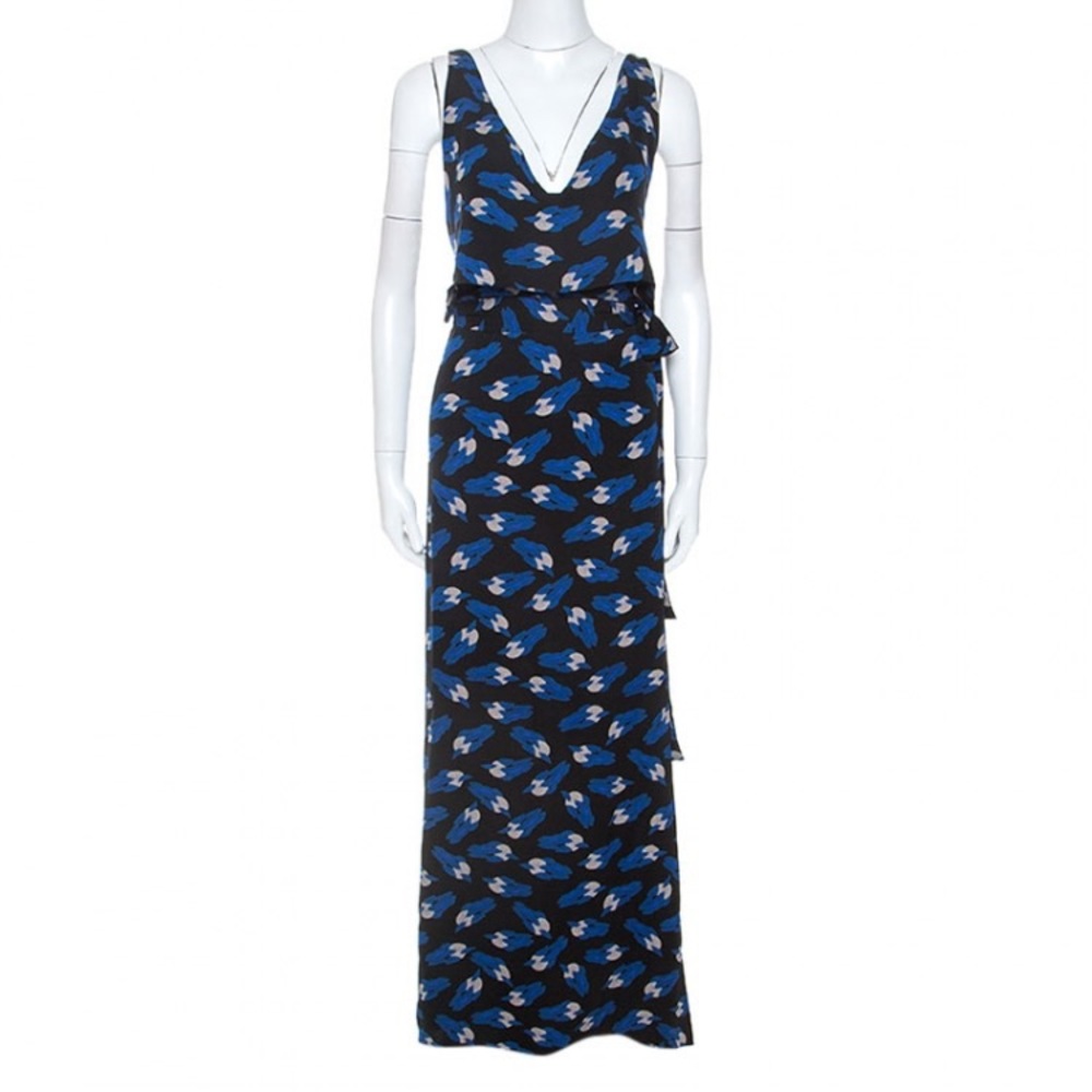DVF Silk wrap maxi